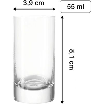 Luxentu Barware - Schnapsgläser-Set - Gravierte Spirituosen - Transparent Luxentu Barware - Schnapsgläser-Set - Gravierte Spirituosen - Transparent