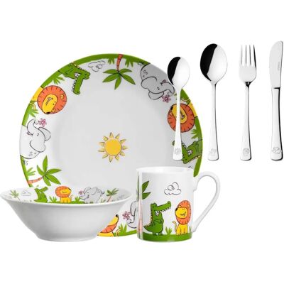LEONARDO - BAMBINI - Krokodil - Elefant - Tableware set LEONARDO - BAMBINI - Krokodil - Elefant - Tableware set