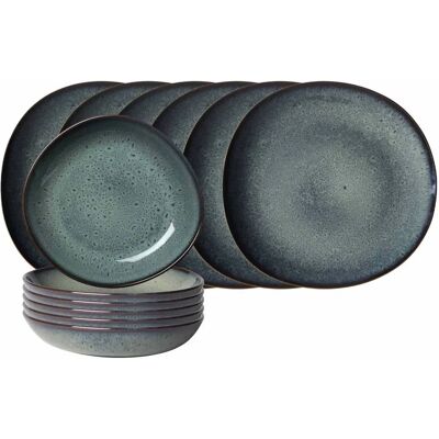 Villeroy & Boch - Lave - 12-teilig - Steingut - Dinnerware Villeroy & Boch - Lave - 12-teilig - Steingut - Dinnerware