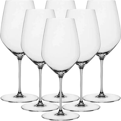 Spiegelau Hi-Lite Bordeauxgläser - 650 ml - Set mit 6 Spiegelau Hi-Lite Bordeauxgläser - 650 ml - Set mit 6