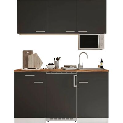 Respekta Luis Komplettküchen-Set - 150cm, mit Mikrowelle Respekta Luis Komplettküchen-Set - 150cm, mit Mikrowelle