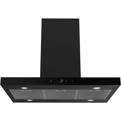 Respekta Cappa 90 cm - schwarz matt - Touch control - Abzugshaube Respekta Cappa 90 cm - schwarz matt - Touch control - Abzugshaube