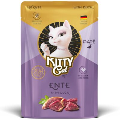 KITTY Cat 24 x 85 g Kaczka mokra karma dla kotów KITTY Cat 24 x 85 g Kaczka mokra karma dla kotów