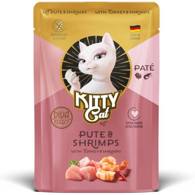 KITTY Cat 85 g - Indyk, Krewetki - Mokrą karmę dla kotów KITTY Cat 85 g - Indyk, Krewetki - Mokrą karmę dla kotów