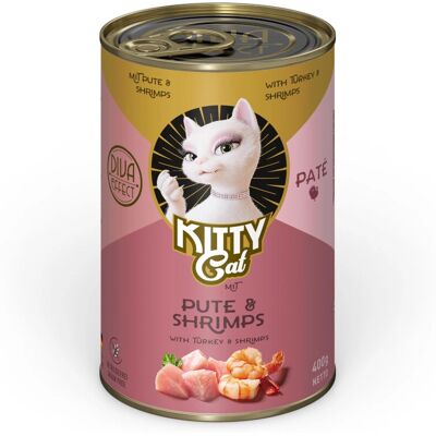 Kitty Cat Adult Pâté Indyk i Krewetki - Karma dla kota Kitty Cat Adult Pâté Indyk i Krewetki - Karma dla kota