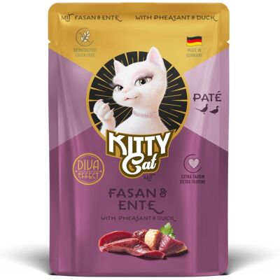 KITTY Cat 24 x 85 g mokra karma - Bażant, Kaczka KITTY Cat 24 x 85 g mokra karma - Bażant, Kaczka