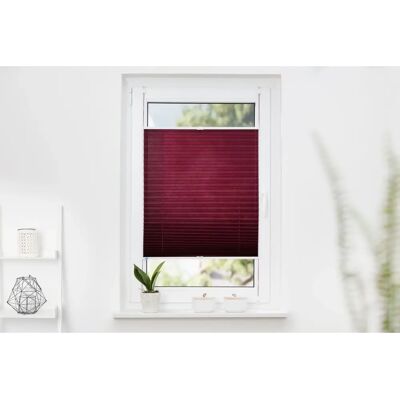K-home - Klemmfix Pisa - Rot - Pleated blind K-home - Klemmfix Pisa - Rot - Pleated blind