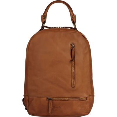 Cityrucksack SAMANTHA LOOK - Retro Leder Rucksack - Made in Italy Cityrucksack SAMANTHA LOOK - Retro Leder Rucksack - Made in Italy