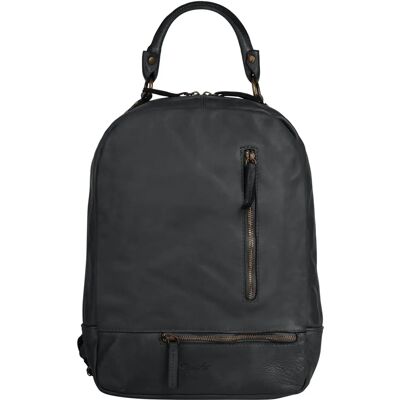 Cityrucksack SAMANTHA LOOK - Echtes Leder, Made in Italy - Casual Rucksack Cityrucksack SAMANTHA LOOK - Echtes Leder, Made in Italy - Casual Rucksack