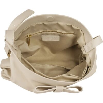 Samantha Look Leder Tasche - Made in Italy - 34x23x8cm - Beige - Handtasche Samantha Look Leder Tasche - Made in Italy - 34x23x8cm - Beige - Handtasche