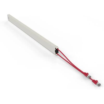 PATCHBOX Cone46stprd - Organizador de armario de red, Rojo, 2.5 m - Gestión de cables de red PATCHBOX Cone46stprd - Organizador de armario de red, Rojo, 2.5 m - Gestión de cables de red