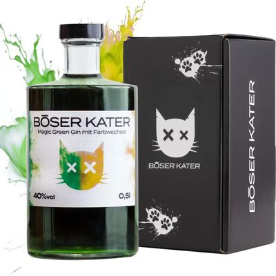 BÖSER KATER Magic Green Gin - Langanemende citrus smaak - Gin BÖSER KATER Magic Green Gin - Langanemende citrus smaak - Gin