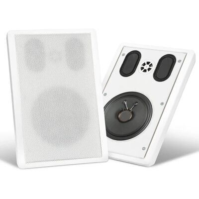 Pronomic - 2x Home Cinema - White - 60W - Système d'enceintes - Publicité Pronomic - 2x Home Cinema - White - 60W - Système d'enceintes - Publicité