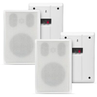 Pronomic - 2PairesWall60WWhite - Système d’enceintes - Publicité Pronomic - 2PairesWall60WWhite - Système d’enceintes - Publicité