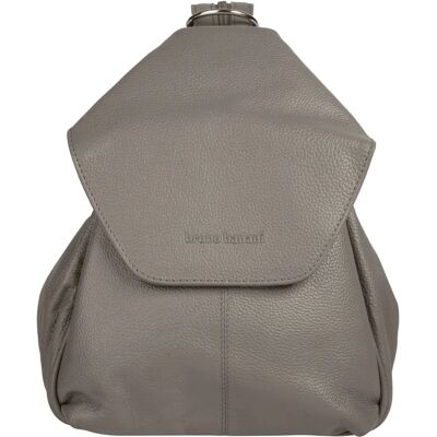 BRUNO BANANI Grauer echtes Leder Rucksack - Casual BRUNO BANANI Grauer echtes Leder Rucksack - Casual