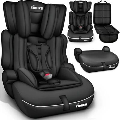 KIDUKU Fotel samochodowy dla dzieci - Regulowany pas 5 punktów - 9-36 kg KIDUKU Fotel samochodowy dla dzieci - Regulowany pas 5 punktów - 9-36 kg