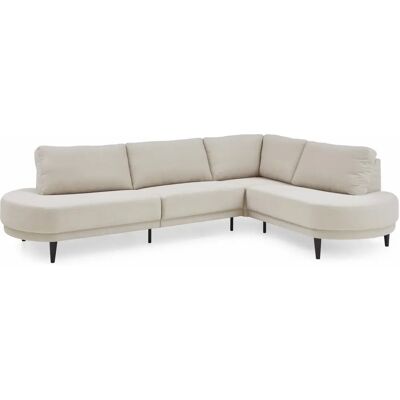 ATLANTIC HOME COLLECTION Ronny L-Form Beige Sofa - Sofas ATLANTIC HOME COLLECTION Ronny L-Form Beige Sofa - Sofas