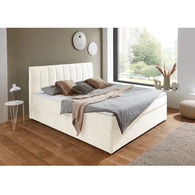 Atlantic Home Collection Alva Boxspringbett - Weiß - Boxspringbett Atlantic Home Collection Alva Boxspringbett - Weiß - Boxspringbett