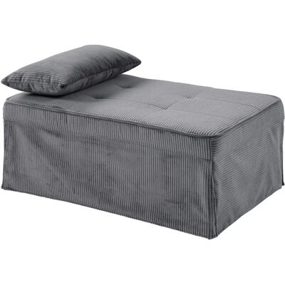 ATLANTIC HOME COLLECTION Finn - Schlafsofa, Grau, 100% PES, 100x190cm - Gästebett ATLANTIC HOME COLLECTION Finn - Schlafsofa, Grau, 100% PES, 100x190cm - Gästebett