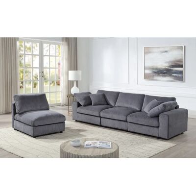 Raum.ID Bennid Modulares Sofa - Grau - Sofas Raum.ID Bennid Modulares Sofa - Grau - Sofas