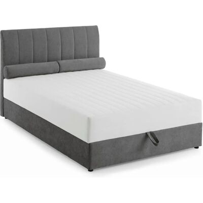 ATLANTIC HOME COLLECTION ALISIA Dunkelgrau - Boxbett ATLANTIC HOME COLLECTION ALISIA Dunkelgrau - Boxbett