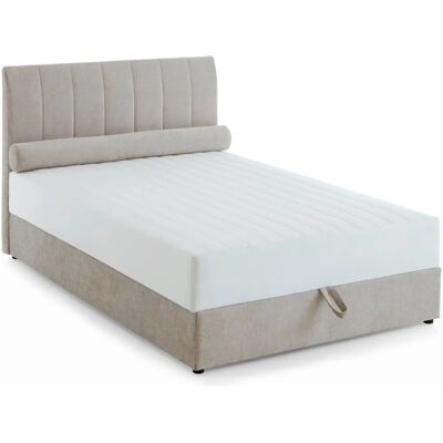 ATLANTIC HOME COLLECTION ALISIA Beige Boxbett mit Stauraum ATLANTIC HOME COLLECTION ALISIA Beige Boxbett mit Stauraum