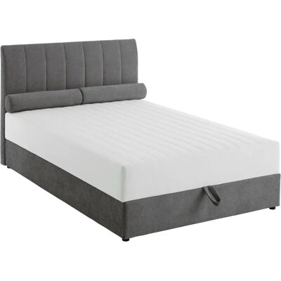ATLANTIC HOME COLLECTION - ALISIA - dunkelgrau - Boxbett ATLANTIC HOME COLLECTION - ALISIA - dunkelgrau - Boxbett