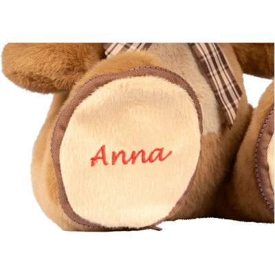 MODERNE HAUSFRAU Teddybär - Personalisiert mit Namen & Geburtsdatum - Baby Plüschtier MODERNE HAUSFRAU Teddybär - Personalisiert mit Namen & Geburtsdatum - Baby Plüschtier