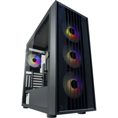 LC-Power LC-810B-ON Computergehäuse - Schwarz ATX Midi Tower LC-Power LC-810B-ON Computergehäuse - Schwarz ATX Midi Tower
