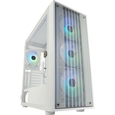 LC-Power LC-810W-ON Weiß Midi Tower PC-Gehäuse LC-Power LC-810W-ON Weiß Midi Tower PC-Gehäuse