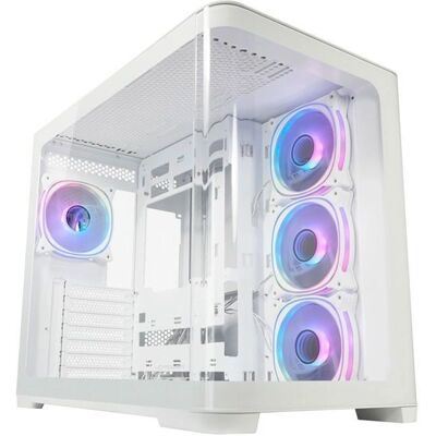 LC-Power Micro ATX PC-Gehäuse - Unterstützt Flüssigkeitskühlung - ARGB-Lüfter LC-Power Micro ATX PC-Gehäuse - Unterstützt Flüssigkeitskühlung - ARGB-Lüfter
