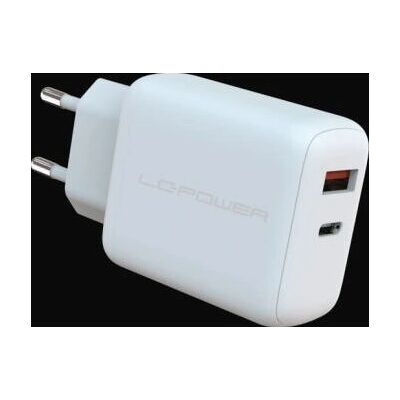 LC-Power LC-GAN-45 Chargeur Rapide Blanc Universel - Chargeur Mobile LC-Power LC-GAN-45 Chargeur Rapide Blanc Universel - Chargeur Mobile