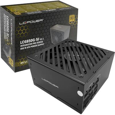 Fuente de alimentación 850W LC Power - Modular ATX, Ventilador 135mm - 80Plus Gold Fuente de alimentación 850W LC Power - Modular ATX, Ventilador 135mm - 80Plus Gold