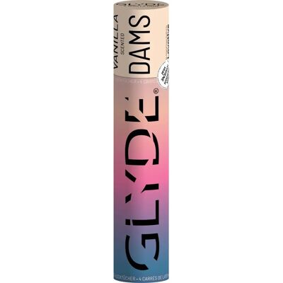 Glyde Vanille Damms - Dünne Latexblätter für Oralsex - 4 Stück Glyde Vanille Damms - Dünne Latexblätter für Oralsex - 4 Stück