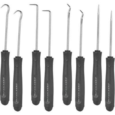 STAHLWERK - Jeu d outils à crochets - 8 pièces - Acier allié - Ensemble d'outils - Publicité STAHLWERK - Jeu d outils à crochets - 8 pièces - Acier allié - Ensemble d'outils - Publicité