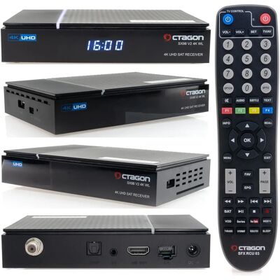 Octagon - SX98 V2 - 4K - Dual-WiFi - DVB-Decoder Octagon - SX98 V2 - 4K - Dual-WiFi - DVB-Decoder