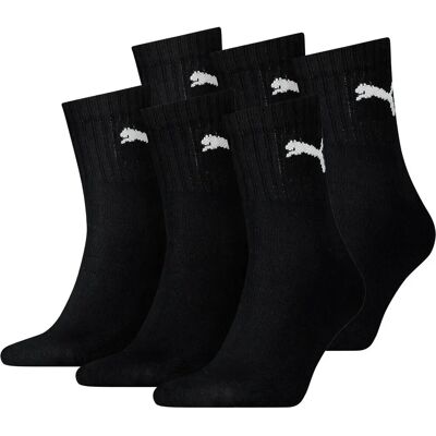 PUMA Kurzsocken 6er Pack Damen Schwarz - Socken PUMA Kurzsocken 6er Pack Damen Schwarz - Socken