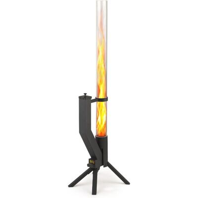Gardenflare 10002 Kamin - Außen Stehender Pellet Schwarz Gardenflare 10002 Kamin - Außen Stehender Pellet Schwarz