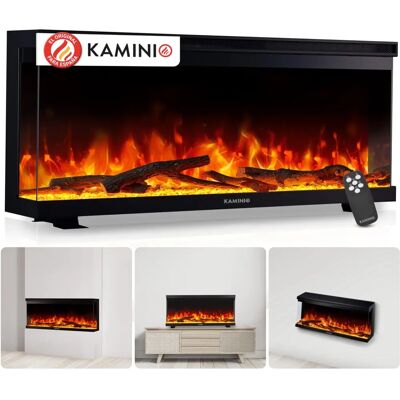 Kaminio Elektrische Kamin LEA - 3-in-1 Panorama, Heizung, 3D-Flammeneffekt, 12 Farben - 36" Kaminio Elektrische Kamin LEA - 3-in-1 Panorama, Heizung, 3D-Flammeneffekt, 12 Farben - 36"