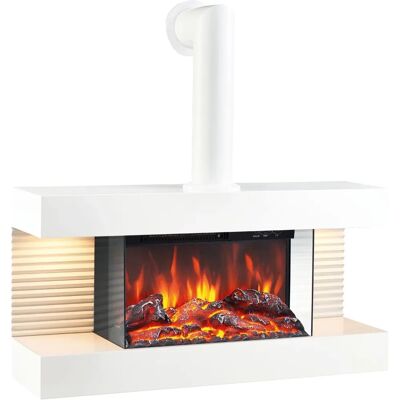 Cheminée électrique murale Kaminio LIZ - Effet de flamme LED réaliste, chauffage à deux niveaux, Facile à contrôler - Publicité Cheminée électrique murale Kaminio LIZ - Effet de flamme LED réaliste, chauffage à deux niveaux, Facile à contrôler - Publicité
