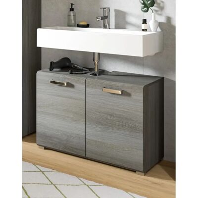 Inn.Furn Grigio GE7067-03 - Rauchsilber grau - 80 cm - 2 Türen - Badschrank Inn.Furn Grigio GE7067-03 - Rauchsilber grau - 80 cm - 2 Türen - Badschrank