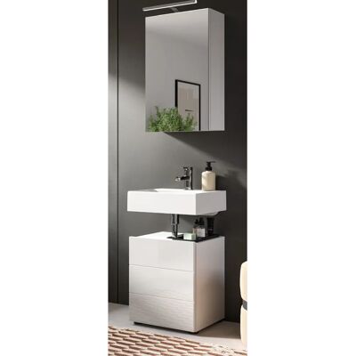 Inn.Furn Weiß Larik Badmöbel Set - Badezimmer Typ Inn.Furn Weiß Larik Badmöbel Set - Badezimmer Typ