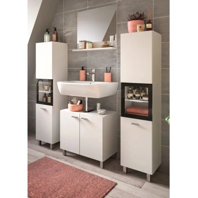 Inn.Furn - Lowell GE7086-09 - Weiß - 137x186 cm - Badmöbel Set Inn.Furn - Lowell GE7086-09 - Weiß - 137x186 cm - Badmöbel Set