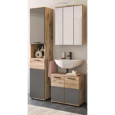 Inn.Furn Nox Eiche Basalt Grau Badmöbel Set - Badtyp Inn.Furn Nox Eiche Basalt Grau Badmöbel Set - Badtyp