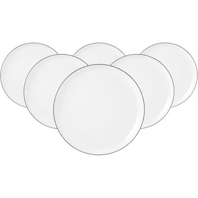 Seltmann Weiden - Lido Black Line - 20 cm - Weiß - plate Seltmann Weiden - Lido Black Line - 20 cm - Weiß - plate