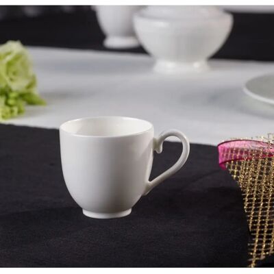 Villeroy & Boch - White Pearl Espresso cup - 70 ml - Untertasse Villeroy & Boch - White Pearl Espresso cup - 70 ml - Untertasse