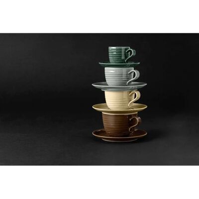 Seltmann Terra Kaffeetassen mit Untertassen - 6er Set Seltmann Terra Kaffeetassen mit Untertassen - 6er Set