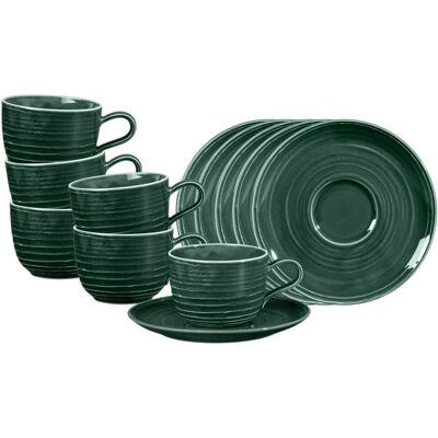 Seltmann Terra Kaffeetassen mit Untertassen - Kaffeetassen mit Untertassen Seltmann Terra Kaffeetassen mit Untertassen - Kaffeetassen mit Untertassen