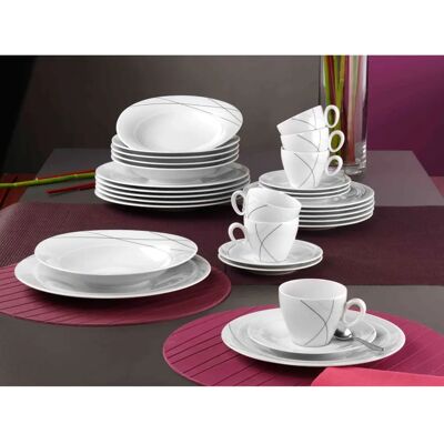 Seltmann Tasse Trio Highline Frühstücksteller-Set - Becher Seltmann Tasse Trio Highline Frühstücksteller-Set - Becher