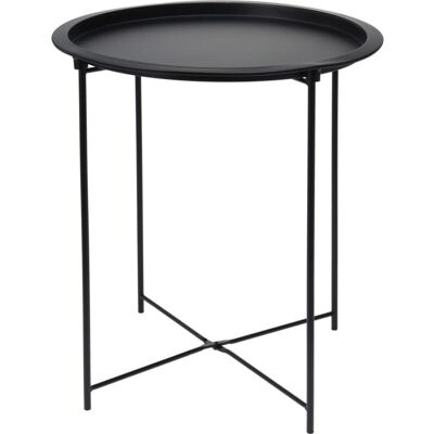 Mojawo - Beistelltisch - Schwarz - Ø47 x H51 cm - Side table Mojawo - Beistelltisch - Schwarz - Ø47 x H51 cm - Side table